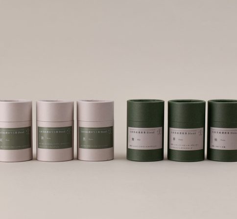 大和茶カフェ茶楽茶 SARASA様 茶筒のパッケージデザイン